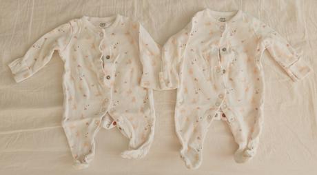 Overal/pyžamko pre dvojičky 50, 50