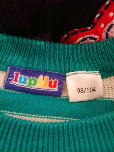 Dievčenský predĺžený pulóver s vreckami, lupilu, lupilu,104