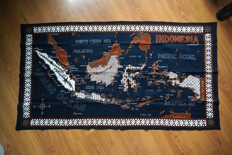 Dekorácia - mapa indonésie, 