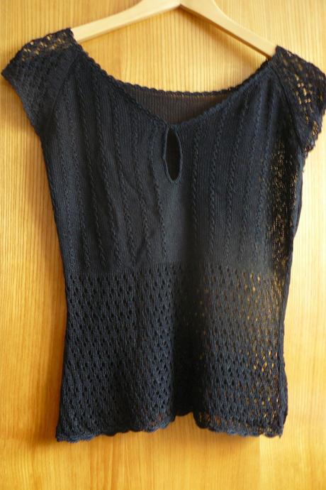 Háčkované tričko, s