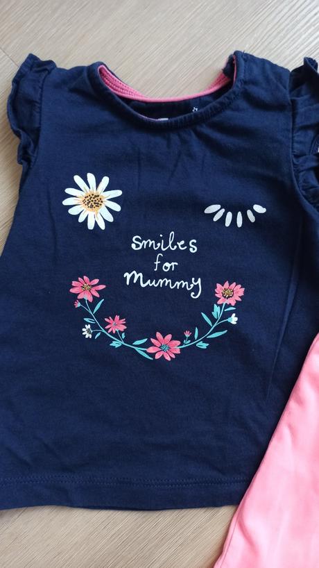 Tričko+3/4 legíny, f&f,68