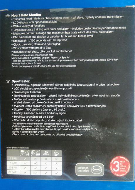 Hodinky crivit heart rate monitor, crivit