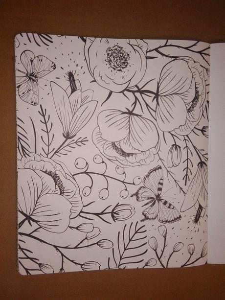 Nature / mandala colouring pad, 