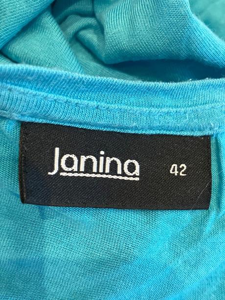 Dámske tričko modré janina (42), xl