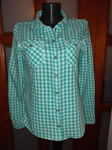Dámska károvaná košeľa hilfiger denim veľ.s, tommy hilfiger,s