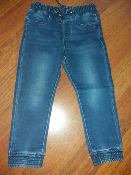 Chlapčenské džínsové teplaky, lupilu,110
