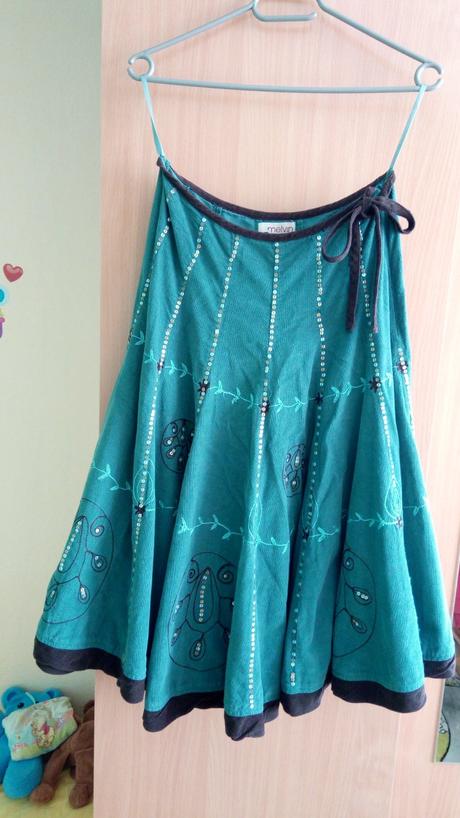 Sukňa s flitrami, 36