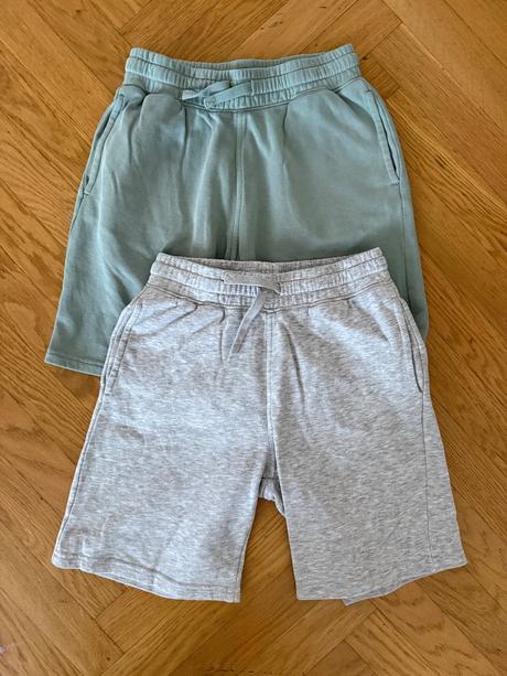 Teplakove sortky 2x, h&m,158
