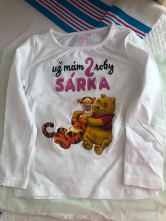 Tricko narodeniny 2 sára sárka, h&m,92