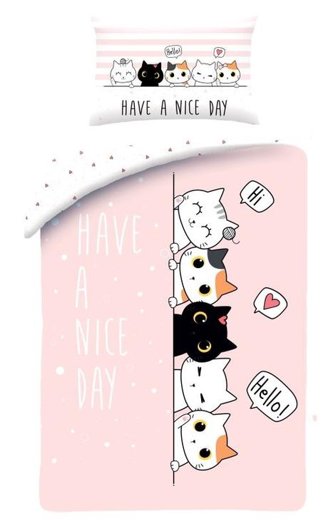 Obliečky do postieľky mačičky 100/135, 40/60, šírka (cm): 100,dĺžka (cm): 135