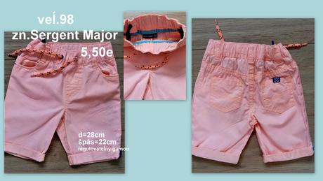 Chlapčenské kraťasy 2ks v.98, sergent major, sergent major,98