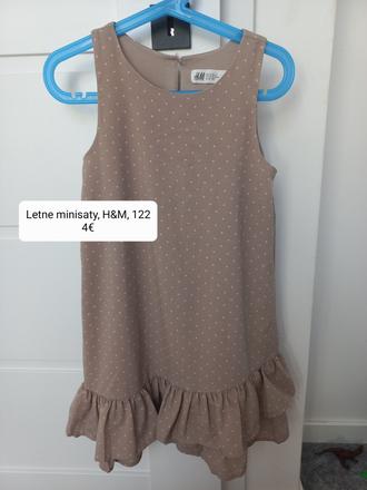 Letne saty, h&m, 122, h&m,122
