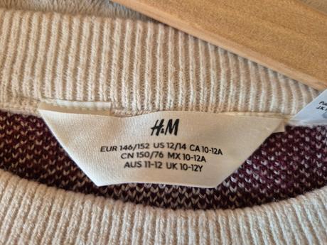 Svetríkový crop hp, cena s poštovným, h&m,146