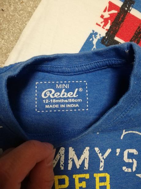 Trička zn. rebel, rebel,86