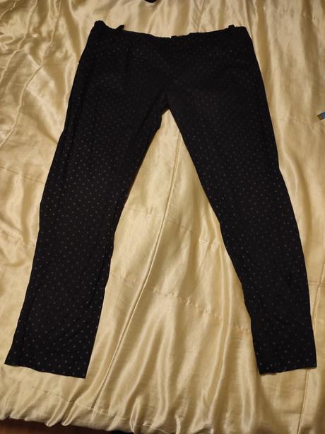 Bodkované nohavice, xl