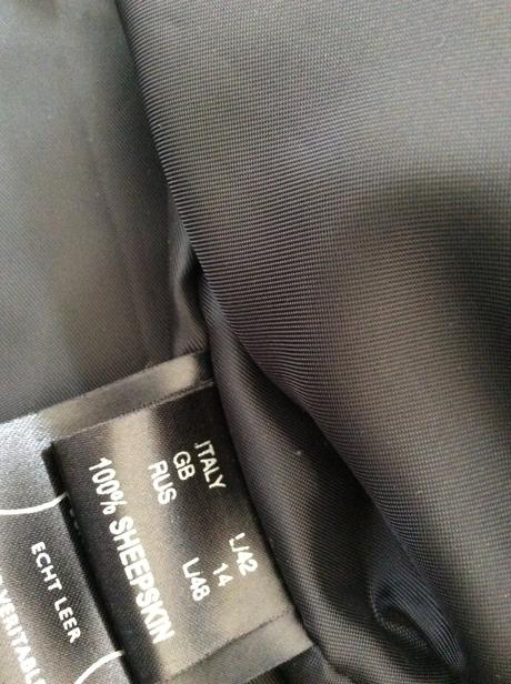 Kožená bunda z teľacej kože, l