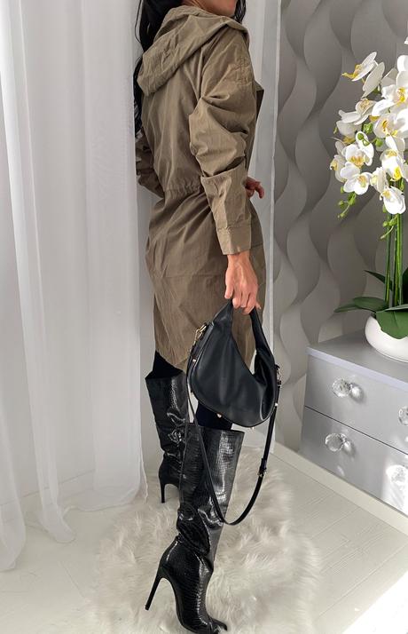 Calvin klein - olivová parka, calvin klein,m