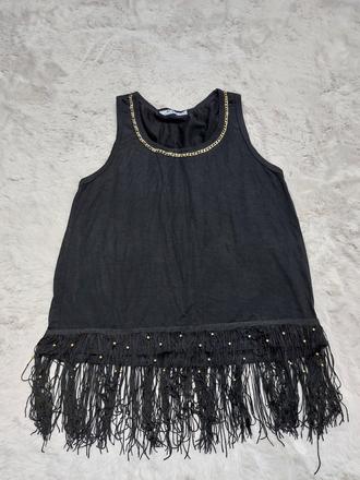 Tielko so strapcami, s