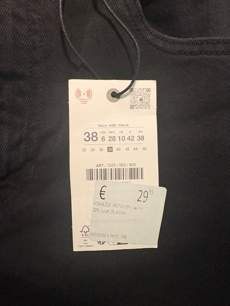 Zara dzínsy, zara,38