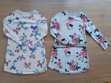 Mikinové šaty h&m, 2 ks, h&m,128