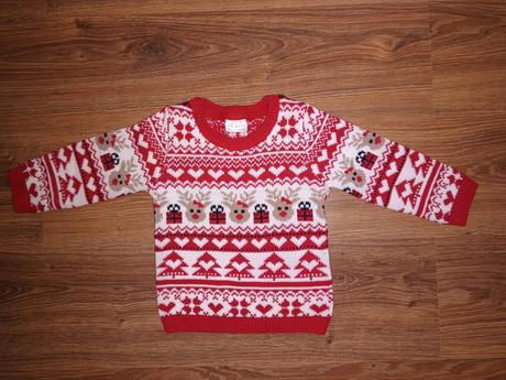 Vianočný svetrík pre dievčatko, pepco,92