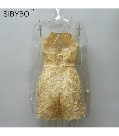 Overal gold lace, m