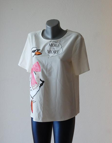 Luxusný top/blúzka boutique moschino, moschino,m