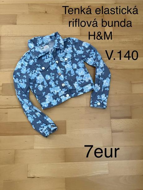 Riflová bunda h&m, h&m,140