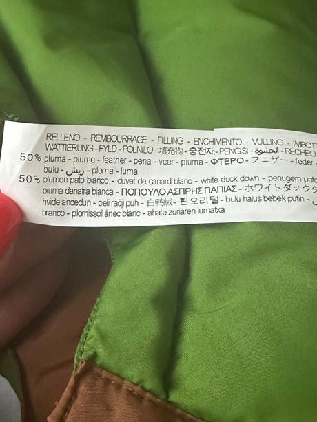 Obojstranná pérová vesta 9-10 rokov, zara,140