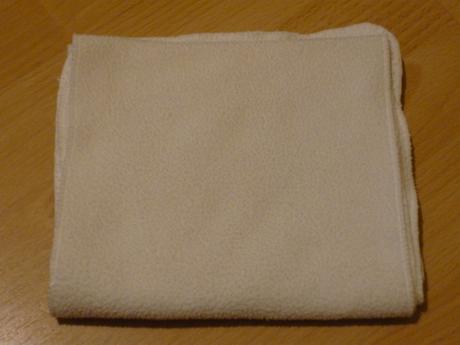 Biely flaušový šál, 