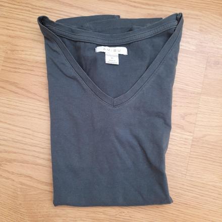 Tričko s véčkovým výstrihom, amisu,xs