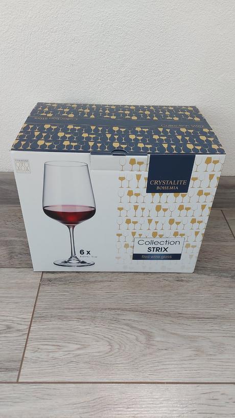 Crystalite bohemia, kolekcia strix, sada 6 poharov, 