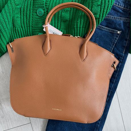 Coccinelle top handle kabelka hnedá, originál, coccinelle