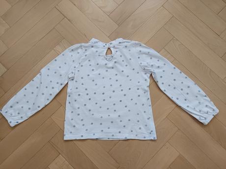 Dievčenské biele tričko, 128