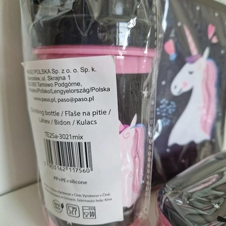 Jednorožec školský set 3ks - fľaša, peračník, box,