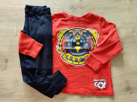 Pyžamko angry birds, h&m,98