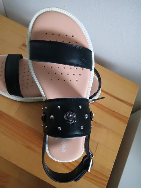 Nové kožené sandálky za polovicu v.d.20cm,geox, geox,33