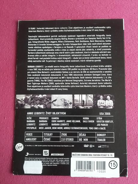 Dvd annie leibovitz život objektivem, 