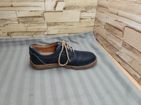 Josef seibel 37 - dámske kožené modré topánky, 37