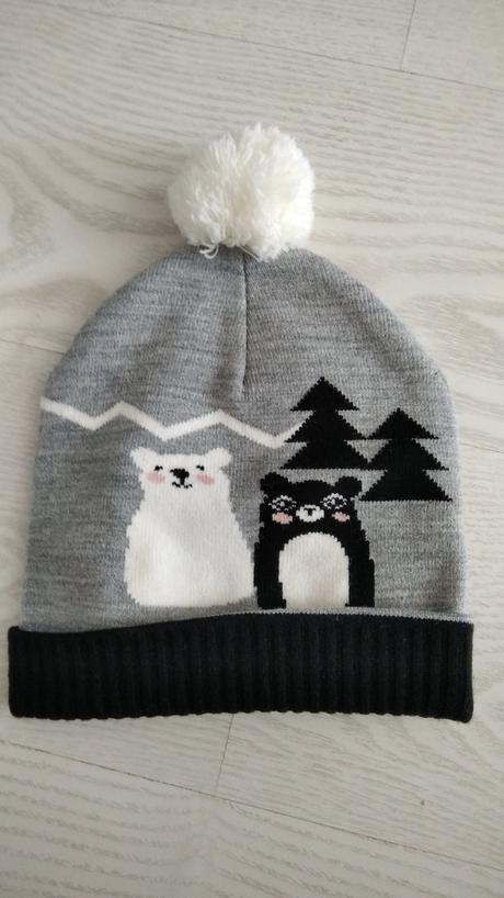 Šedá čiapka, h&m,110