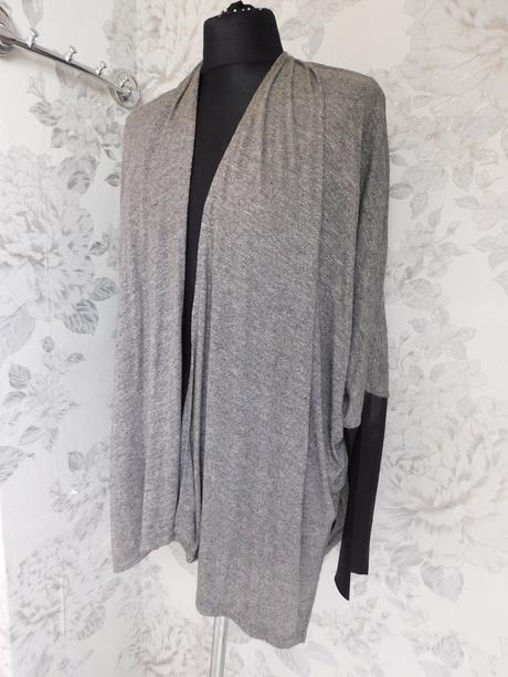 Status moda luxusny kardigan bez zapinania, 40