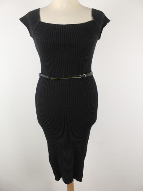 -rebrové pulóvrové šaty lipsy veľ. 38, lipsy london,36