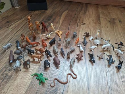Figurky zvierat 53ks, 