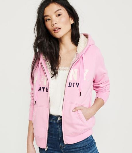 Mikinka s kozusinkou abercrombie&fitch xs a s, abercrombie&fitch,s / xs