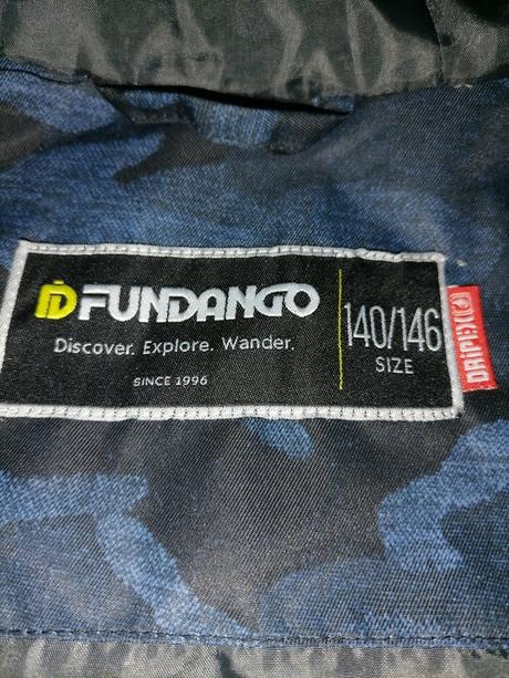 3x oblečená lyžiarska fundango bunda, 140