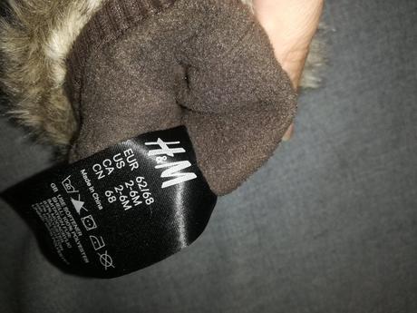 Teplé rukavičky, h&m,62