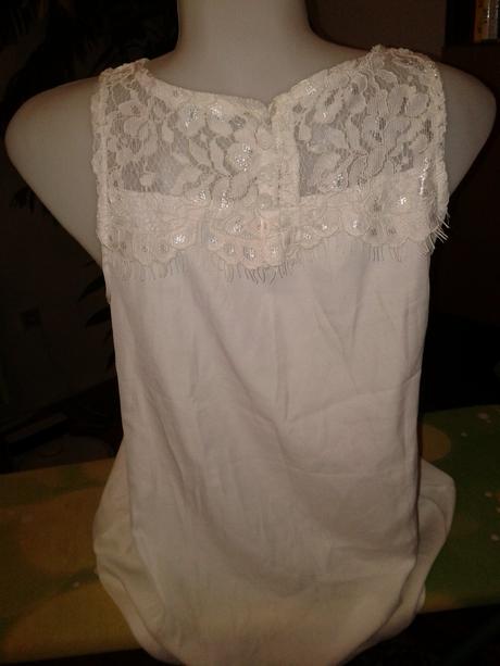 Maslový top s krajkou veľ. m, m