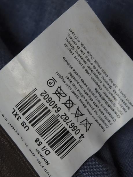 Luxusná kožená bunda, xxl