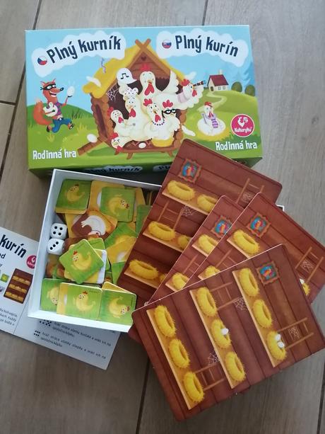 Stolová hra plný kurník kurín,