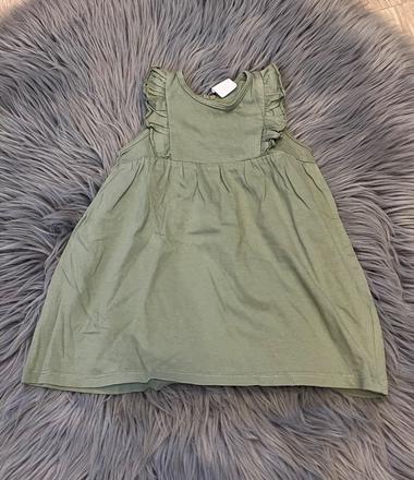 Dievčenské šaty s volánmi h&m (74), h&m,74